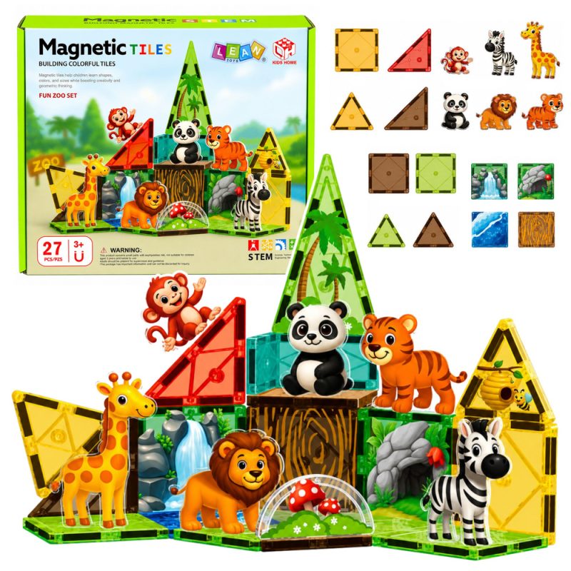 eng_pl_Magnetic-Construction-Blocks-Wild-Animals-Jungle-ZOO-27-pcs-32049_1 Magnetski građevni blokovi – domaće životinje s farme 54 kom