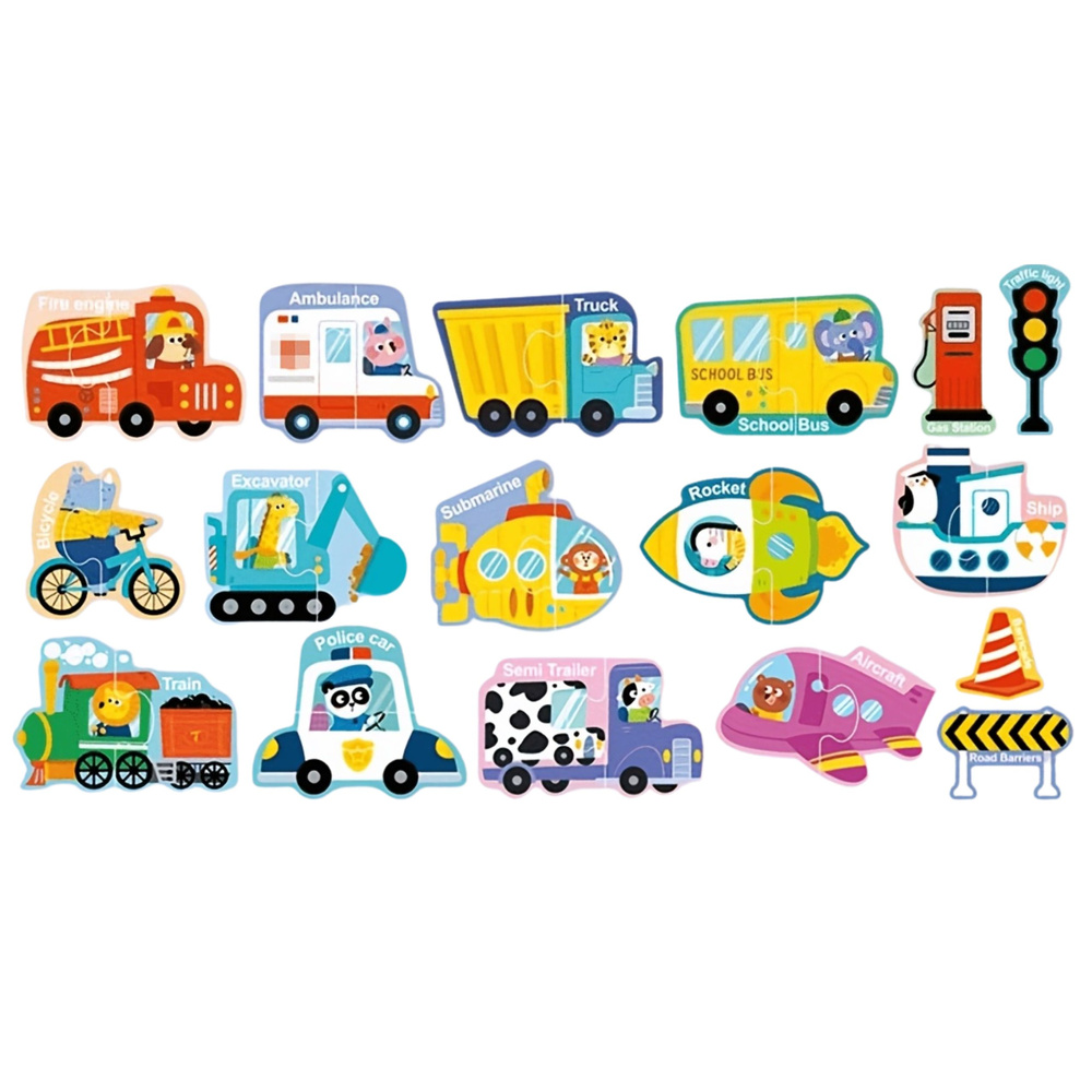 eng_pl_Magnetic-Puzzle-Vehicles-Learning-Means-of-Transport-Set-30-pcs-32023_3 Set magnetskih puzzli s vozilima za učenje o prijevoznim sredstvima – 30 dijelova