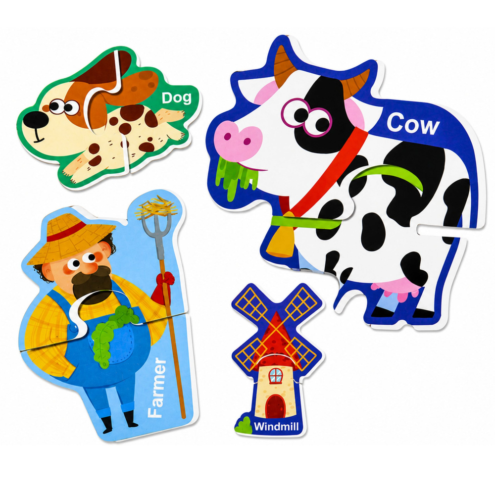 eng_pl_Magnetic-Puzzles-Pets-Farm-Fridge-Magnets-Boards-30-pcs-32025_2 Magnetske puzzle s motivima kućnih ljubimaca i životinja s farme – set od 30 dijelova (za ploče i hladnjake)