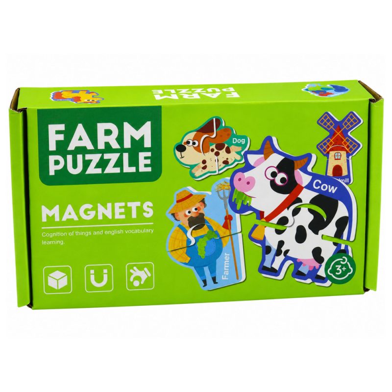 eng_pl_Magnetic-Puzzles-Pets-Farm-Fridge-Magnets-Boards-30-pcs-32025_5 Magnetske puzzle s motivima kućnih ljubimaca i životinja s farme – set od 30 dijelova (za ploče i hladnjake)