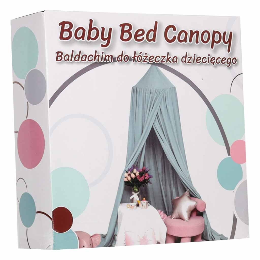 Baby-canopy-over-crib-curtain-tent-tipi-hanging-light-pink-188676 Viseći roza šator/baldahin za dječji krevetić (tipi stil)