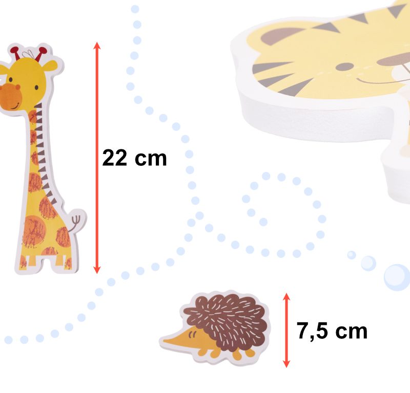 Bath-toy-foam-animals-99200 Pjenaste naljepnice za kupanje s motivom životinja za djecu – 18 kom