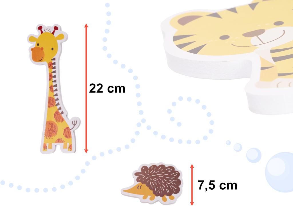 Bath-toy-foam-animals-99200 Pjenaste naljepnice za kupanje s motivom životinja za djecu – 18 kom