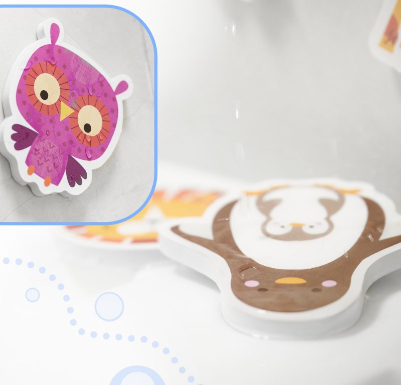 Bath-toy-foam-animals-99245 Pjenaste naljepnice za kupanje s motivom životinja za djecu – 18 kom