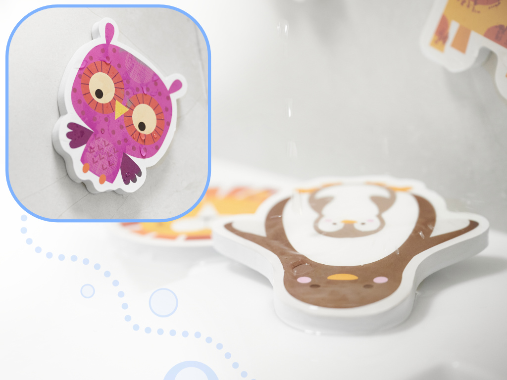 Bath-toy-foam-animals-99245 Pjenaste naljepnice za kupanje s motivom životinja za djecu – 18 kom