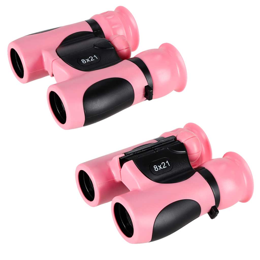 Children-s-Binoculars-for-Bird-Watching-8x21mm-HD-Pink-Case-192611 Dječji dalekozor za promatranje ptica 8x21 mm HD, roza