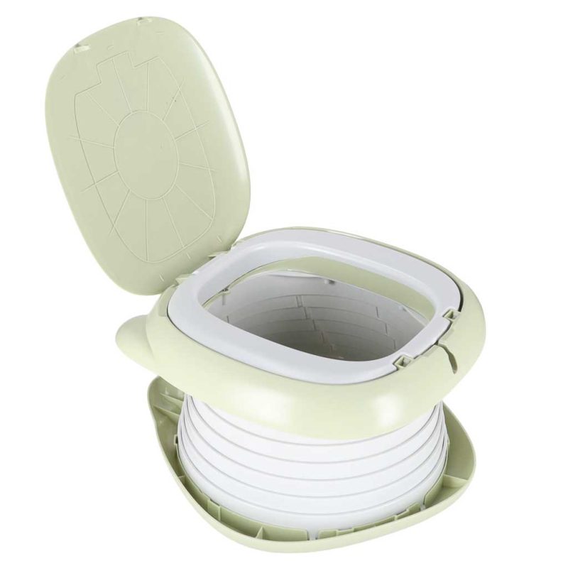Foldable-Travel-Potty-for-Kids-green-192658 Sklopiva putna tuta/kahlica za djecu – zelena