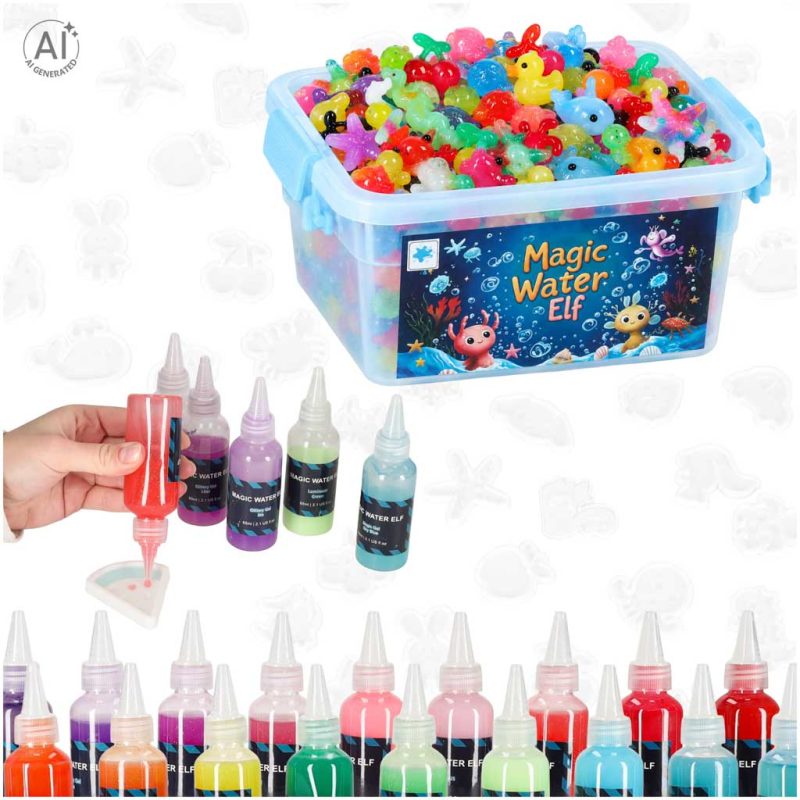 Kreativni set Magic Water Gel – gelovi i kalupi za izradu figura