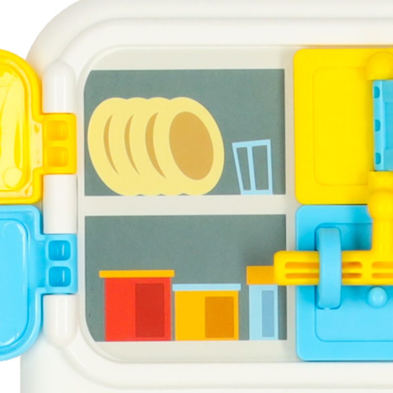 Sensory-manipulation-board-montessori-kitchen-clock-light-sound-171304 Montessori senzorička ploča za manipulaciju – kuhinja, sat, svjetlo i zvuk