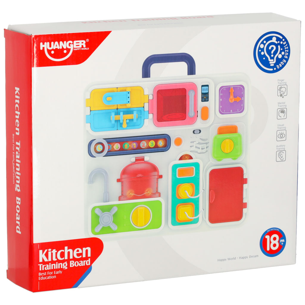 Sensory-manipulation-board-montessori-kitchen-clock-light-sound-171313 Montessori senzorička ploča za manipulaciju – kuhinja, sat, svjetlo i zvuk