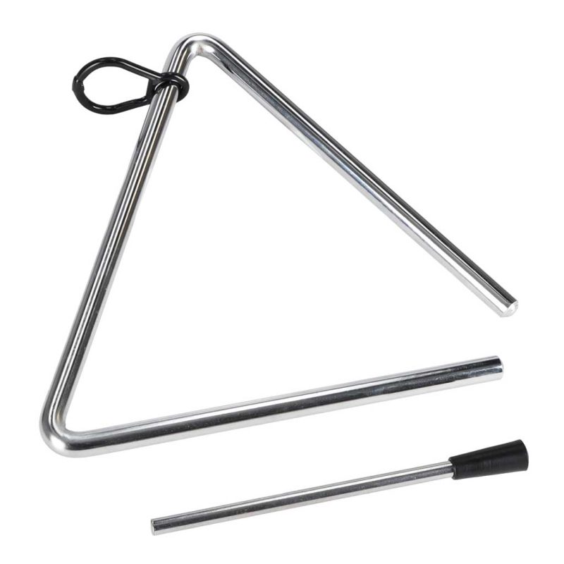 Drveni glazbeni instrumenti za djecu: triangl, palice, usna harmonika, glazbeni ribež