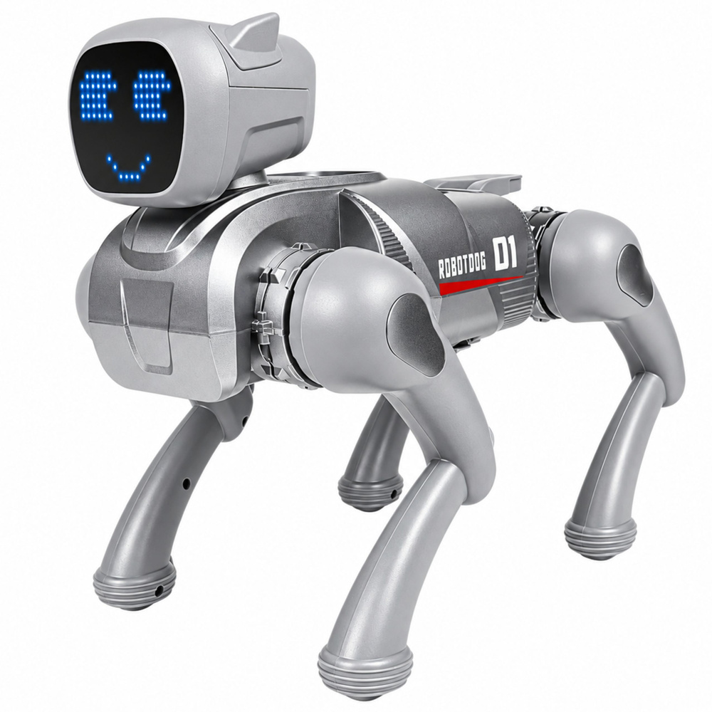 eng_pl_AI-Robot-Dog-Remote-Controlled-RC-Bluetooth-App-Programmable-Silver-32783_2 AI robotski pas – daljinski upravljan (RC/Bluetooth/Aplikacija), programabilan, srebrni