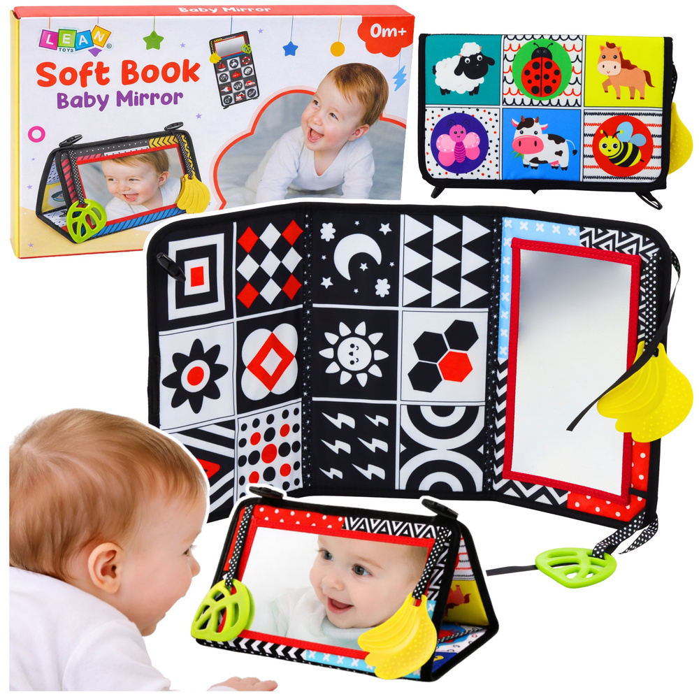 eng_pl_Contrast-Sensory-Educational-Mat-with-Mirror-for-Babies-29108_1 Kontrastna senzorna edukativna podloga s ogledalom za bebe