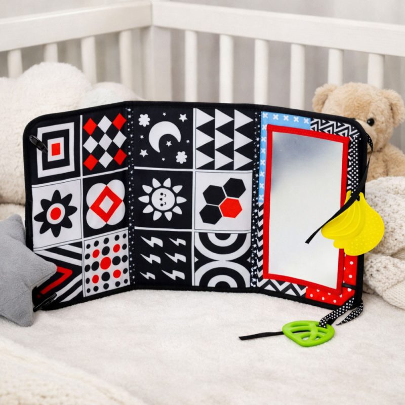 eng_pl_Contrast-Sensory-Educational-Mat-with-Mirror-for-Babies-29108_4 Kontrastna senzorna edukativna podloga s ogledalom za bebe