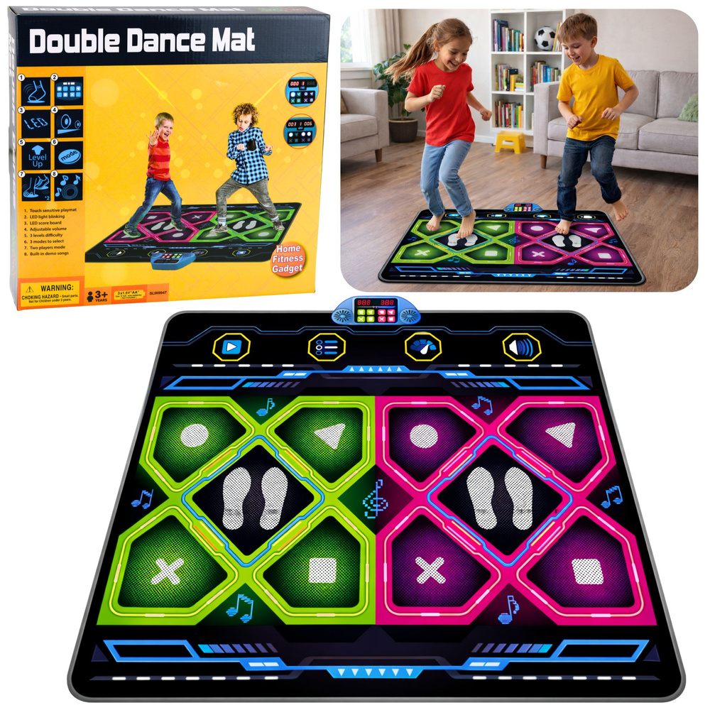 eng_pl_Double-Electronic-LED-Dance-Mat-105-x-90-cm-30651_1 Dvostruka elektronička LED plesna podloga 105 x 90 cm