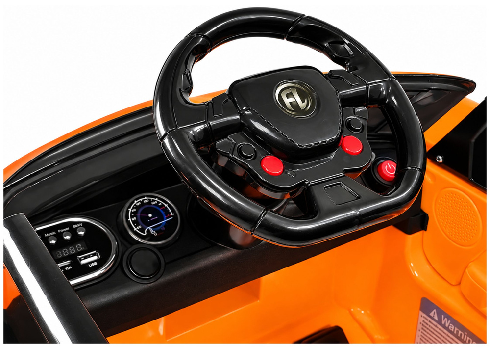 HL1638 Električni automobil za vožnju, narančast