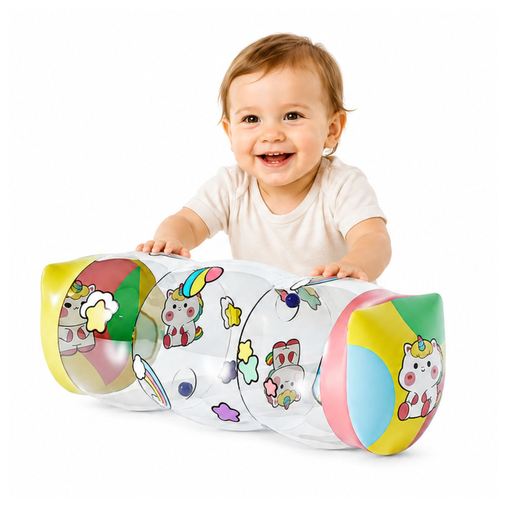 eng_pl_Inflatable-Crawling-Roller-for-Toddlers-Unicorns-48-x-20cm-30943_2 Valjak na napuhavanje za puzanje za malu djecu – Jednorozi, 48 x 20 cm