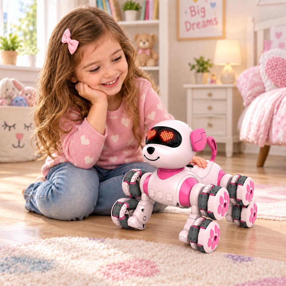 eng_pl_Remote-Controlled-RC-Robot-Dog-8-Wheels-360-Drifts-Stunts-Pink-32780_4 Robot-pas na daljinsko upravljanje – 8 kotača, driftanje od 360° i akrobacije – roza