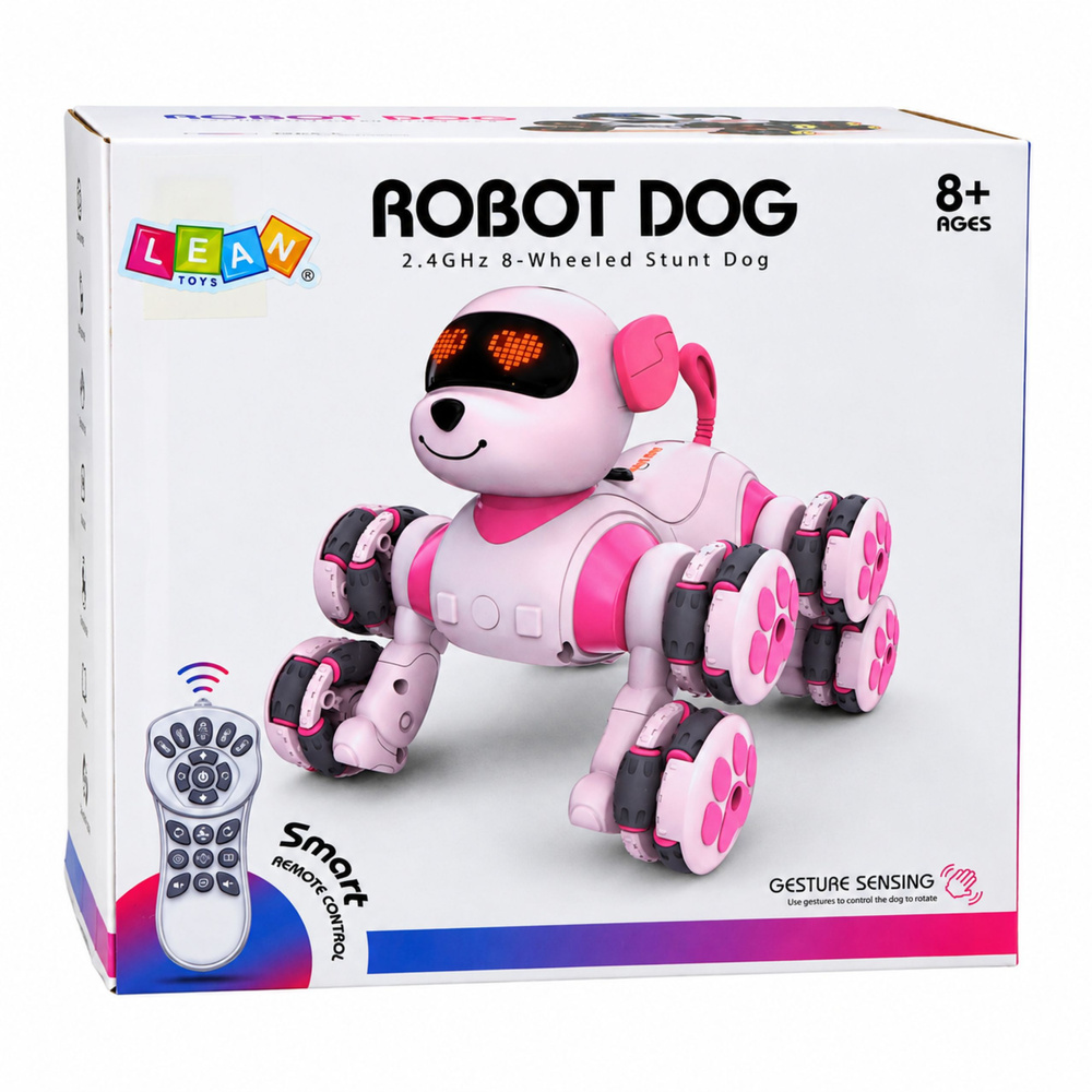 eng_pl_Remote-Controlled-RC-Robot-Dog-8-Wheels-360-Drifts-Stunts-Pink-32780_7 Robot-pas na daljinsko upravljanje – 8 kotača, driftanje od 360° i akrobacije – roza