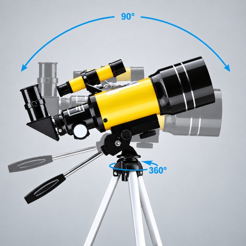 eng_pl_Yellow-Astronomical-Telescope-for-Children-with-Tripod-150x-Magnification-32786_5 Žuti astronomski teleskop za djecu sa stativom – povećanje 150x
