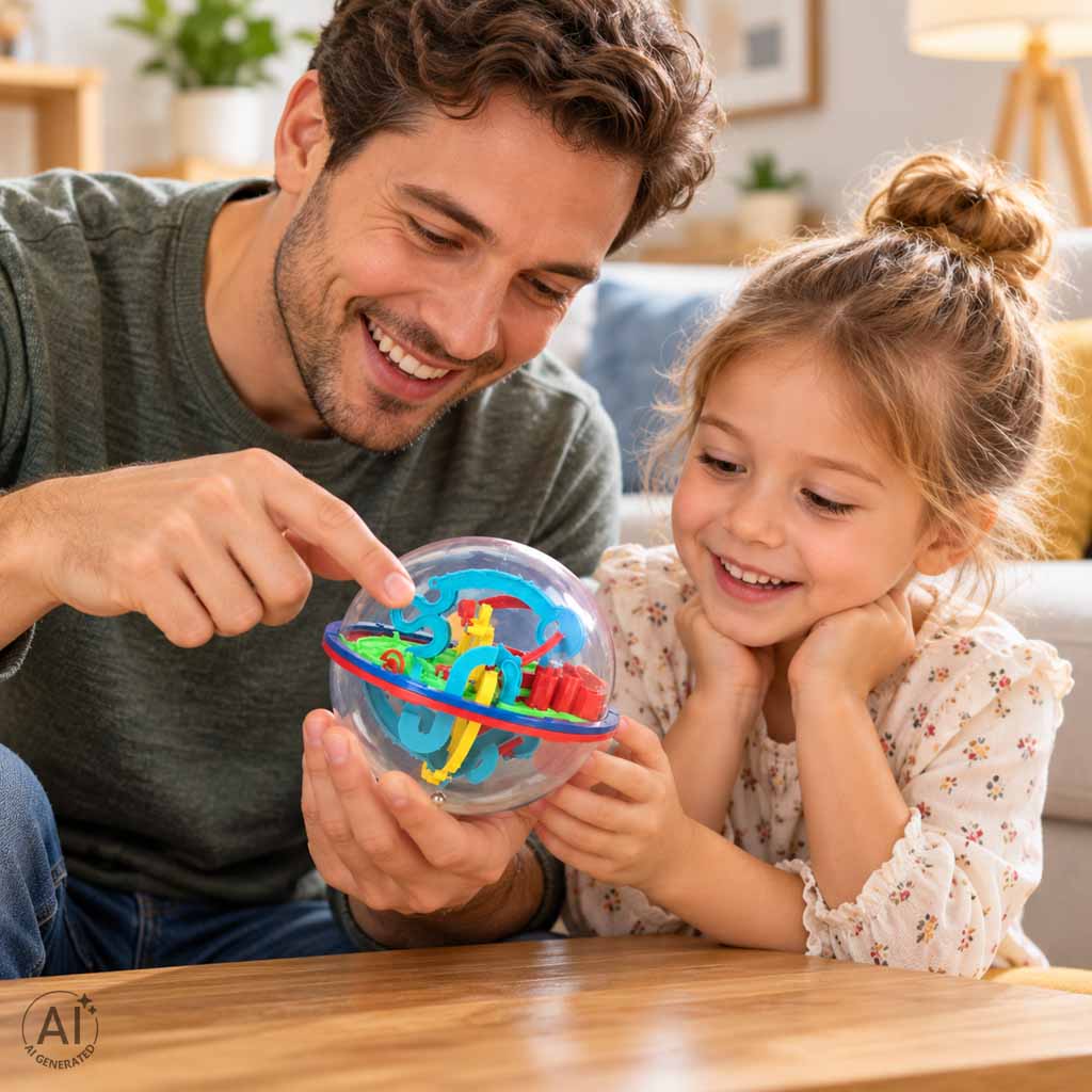 3D labirint s kuglicom – arkadna igra koja sadrži stazu za kuglicu sa 100 razina