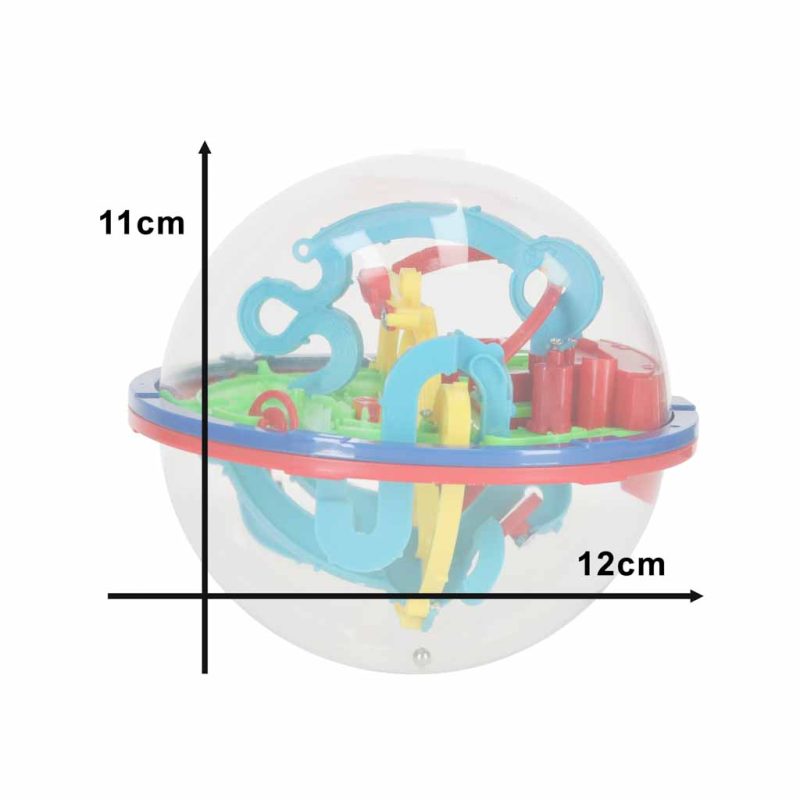 3D labirint s kuglicom – arkadna igra koja sadrži stazu za kuglicu sa 100 razina