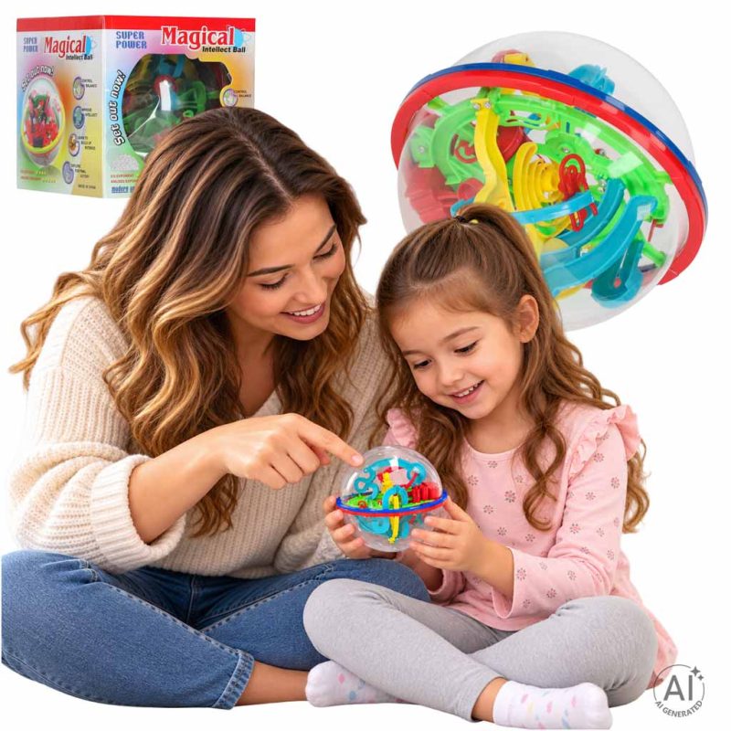 3D labirint s kuglicom – arkadna igra koja sadrži stazu za kuglicu sa 100 razina