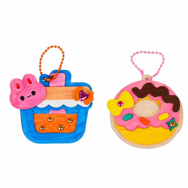 3D-Keychain-Making-Kit-4-Dessert-Themed-Charms-193172 Komplet za izradu 3D privjesaka za ključeve – 4 privjeska s motivom deserta