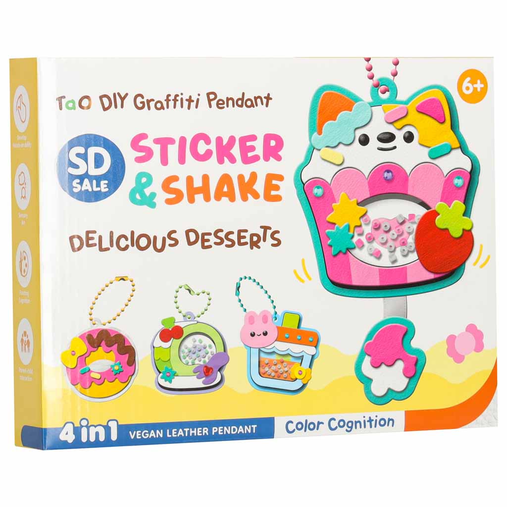 3D-Keychain-Making-Kit-4-Dessert-Themed-Charms-193175 Komplet za izradu 3D privjesaka za ključeve – 4 privjeska s motivom deserta