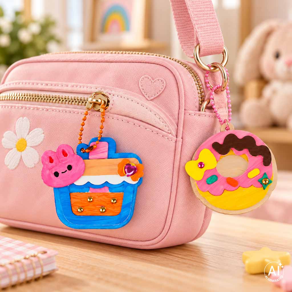3D-Keychain-Making-Kit-4-Dessert-Themed-Charms-193176 Komplet za izradu 3D privjesaka za ključeve – 4 privjeska s motivom deserta