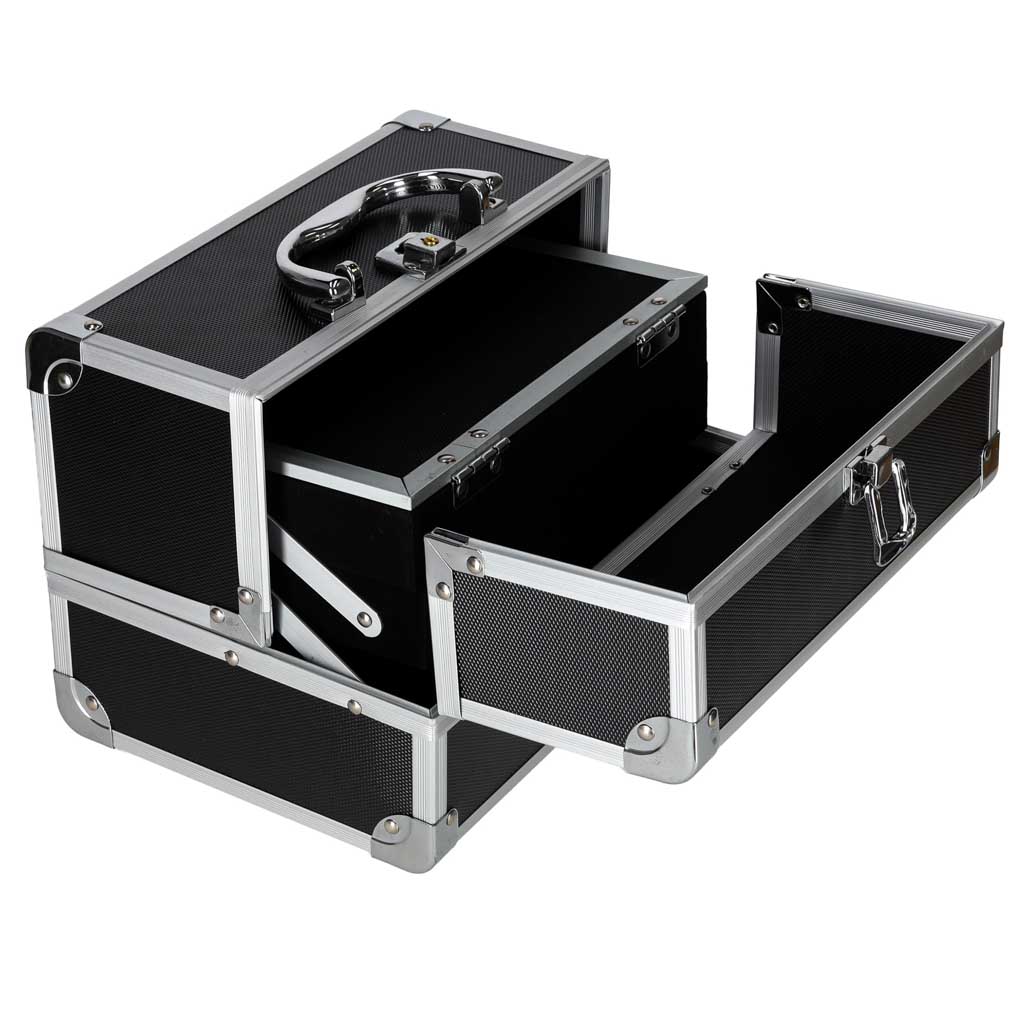 Black-cosmetic-organizer-with-mirror-193591 Crni kozmetički organizator s ogledalom