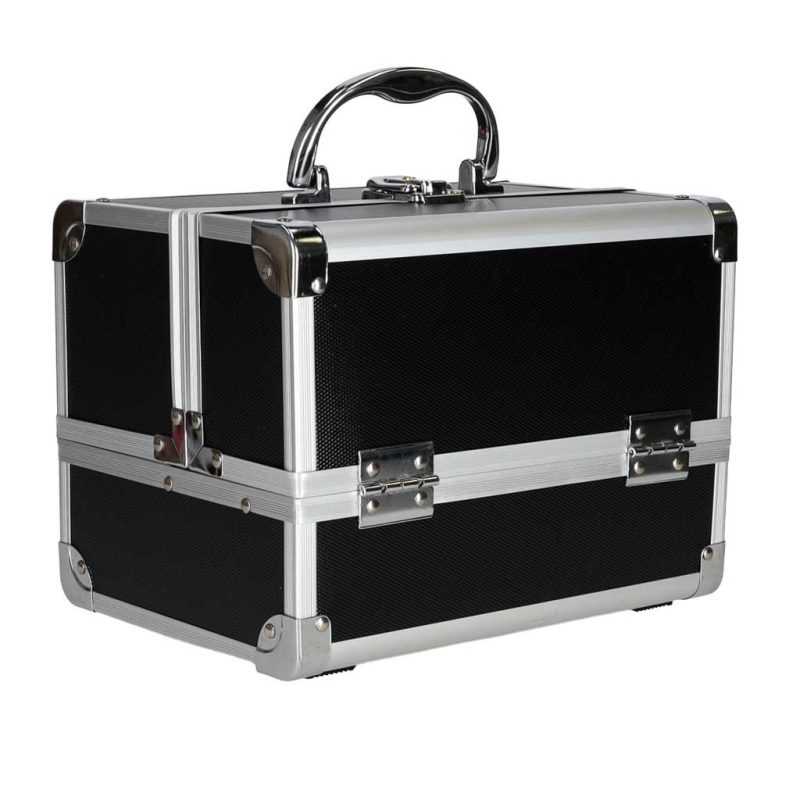 Black-cosmetic-organizer-with-mirror-193593 Crni kozmetički organizator s ogledalom