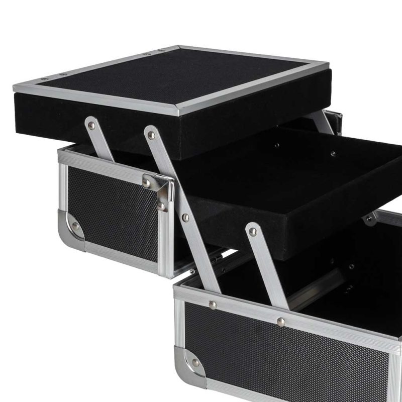 Black-cosmetic-organizer-with-mirror-193594 Crni kozmetički organizator s ogledalom