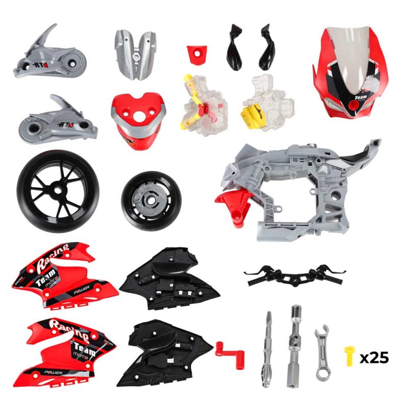 Interaktivni set za sastavljanje i rastavljanje motora motocikla