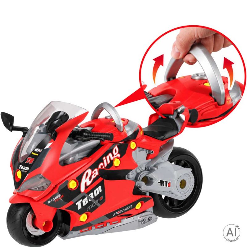 Interaktivni set za sastavljanje i rastavljanje motora motocikla