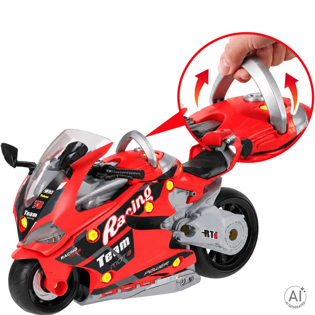Interaktivni set za sastavljanje i rastavljanje motora motocikla