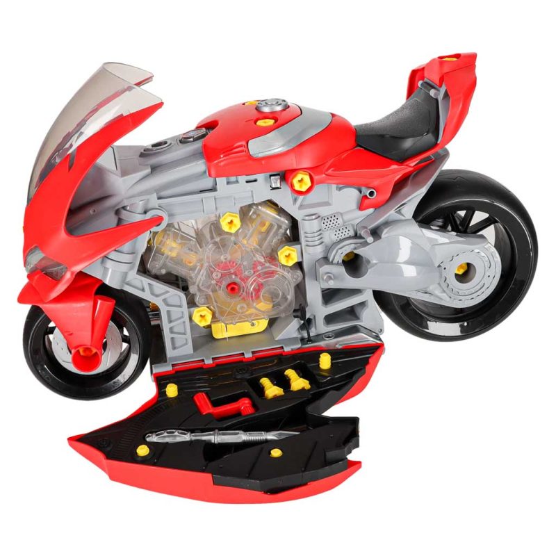 Interaktivni set za sastavljanje i rastavljanje motora motocikla