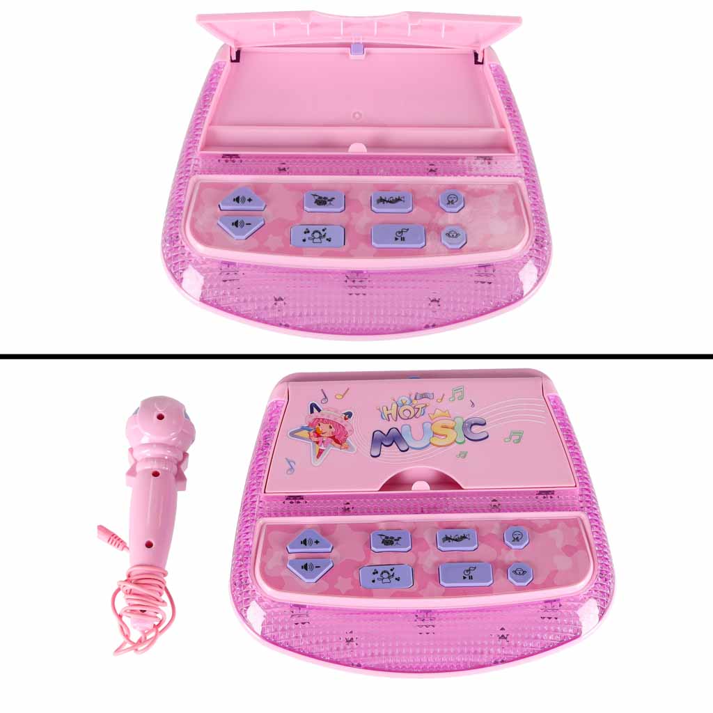 Karaoke set za djecu s mikrofonom na stalku, MP3 playerom i zvučnim efektima