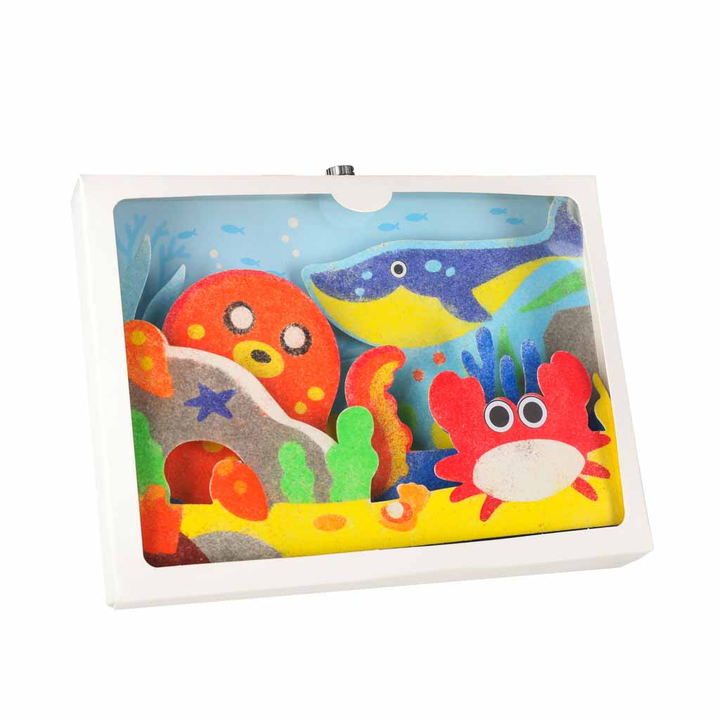 Sand-Painting-Kit-3D-Sand-Art-Marine-Animals-Set-193156 Set za slikanje pijeskom – 3D umjetnost od pijeska: morske životinje