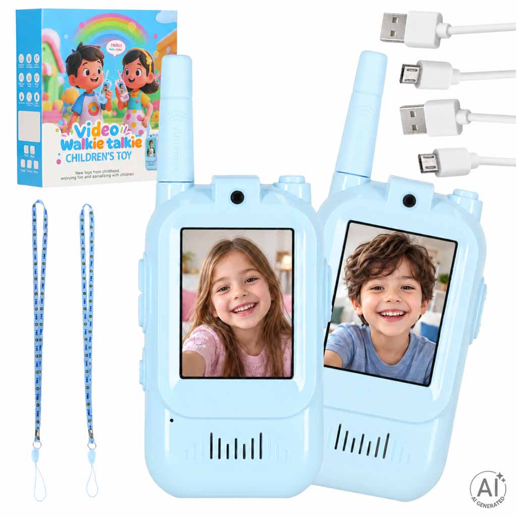 Walkie-talkies-for-kids-with-a-camera-and-video-function-blue-193052 Dječji voki-tokiji s kamerom i funkcijom snimanja videa – plavi
